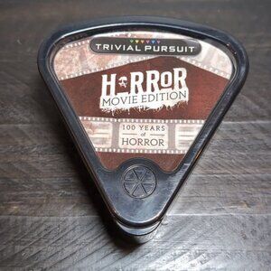 3/$20 Hasbro Trivial Pursuit Horror Movies Edition Wedge Box Travel Size